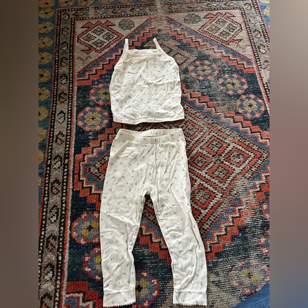 Konges Slojd floral tank pants set, 12-18 months